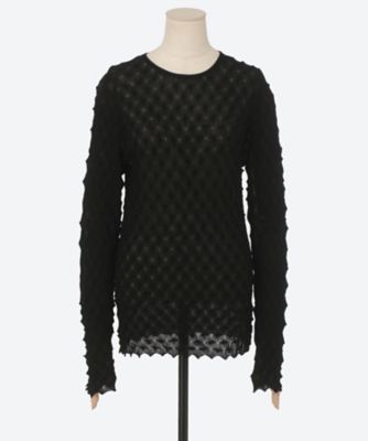 OPEN SESAME CLUB (Woman)/オープンセサミクラブ ice cotton tops OCF25104 BLACK トップス【三越伊勢丹/公式】