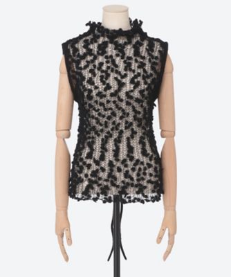 Pom―Pom vest OCF25107 | OPEN SESAME CLUB (Woman