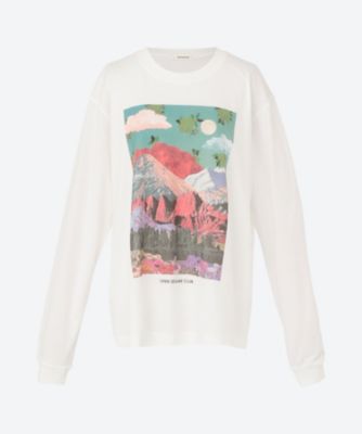 OPEN SESAME CLUB (Woman)/オープンセサミクラブ bloomscape tee OCF25401 MOUNTAIN トップス【三越伊勢丹/公式】