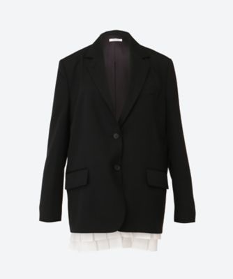 ＜OHROHEE (Women)＞ＤＵＣＨＥＳＳ　ＧＡＢＡ　ＷＯＯＬ／ＤＥＴＡＣＨＡＢＬＥ　ＤＥＴＡＩＬ　ＪＡＣＫＥＴ　２５０２ＪＫ０００１