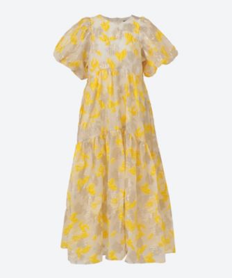 ＜sister jane (Women)＞Ｈｅａｔ　Ｈａｚｅ　Ｊａｃｑｕａｒｄ　Ｍｉｄｉ　Ｄｒｅｓｓ　３２ＳＪ０１ＤＲ２３３２ＹＬＷ