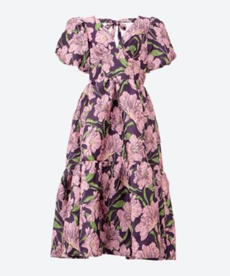 ＜sister jane (Women)＞Ｆｌｏｒａｉｓｏｎ　Ｊａｃｑｕａｒｄ　Ｍｉｄｉ　Ｄｒｅｓｓ　３２ＳＪ０２ＤＲ２３４８ＰＲＰ
