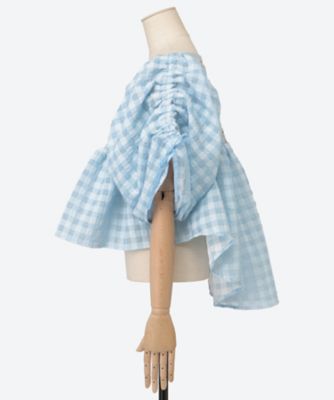 water mosaic puff top OH26SS―SH03