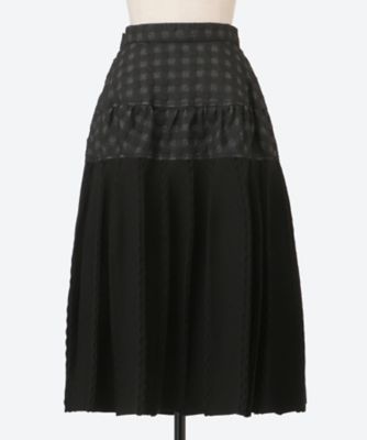 water mosaic pleated skirt OH26SS