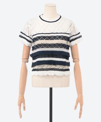 crazy short knit basque OH26SS―KN11