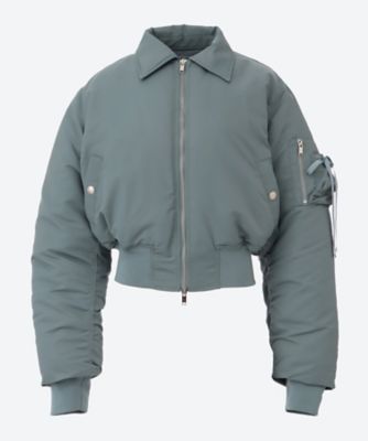 ＜NACHE (Women)＞ＣＲＯＰＰＥＤ　ＢＯＭＢＥＲ　ＪＡＣＫＥＴ　　Ｎ２５４３ＲＪＫ０７