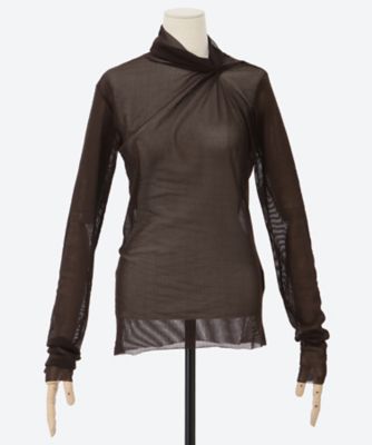 ＜NACHE (Women)＞ＰＵＬＬＥＤ　ＮＥＣＫ　ＬＯＮＧ　ＳＬＥＥＶＥ　Ｎ２５４１ＲＬＴ０９