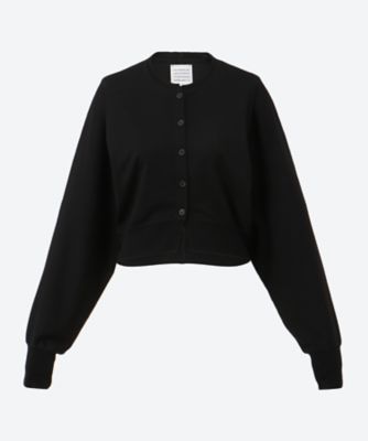 GOOD PEOPLE GOOD STITCHING GOOD PRODUCT/グッドピープルグッドステッチンググッドプロダクト Dolman Sleeve Cropped Knit Cardigan 02-01-1772 black トップス【三越伊勢丹/公式】