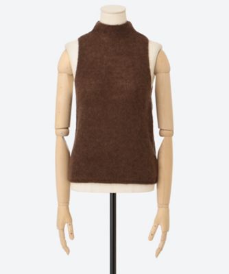 AMOMENTO (Women)/アモーメント SHEER SLEEVELESS TOP AM25FWW01KN ブラウン トップス【三越伊勢丹/公式】