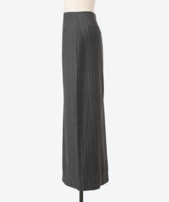 【未使用】Wool Twill Unhemmed Long Skirt 未使用】Wool Twill Unhemmed Long Skirt