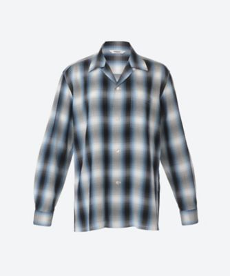 ＜PHEENY (Women)＞Ｒａｙｏｎ　Ｏｍｂｒｅ　Ｃｈｅｃｋ　Ｌ／Ｓ　Ｓｈｉｒｔ　ＰＳ２６―ＳＨ０２