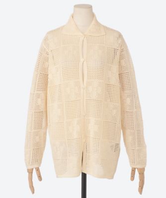 ＜PHEENY (Women)＞Ｃｏｔｔｏｎ　Ｌａｃｅ　Ｓｔｉｔｃｈ　Ｃａｒｄｉｇａｎ　ＰＳ２６―ＫＴ０１
