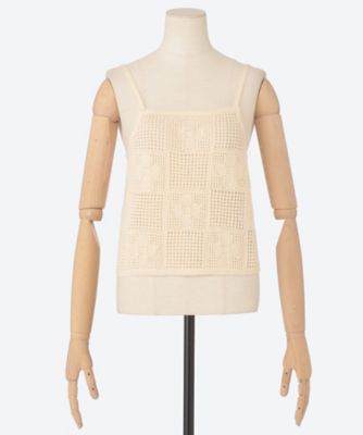 ＜PHEENY (Women)＞Ｃｏｔｔｏｎ　Ｌａｃｅ　Ｓｔｉｔｃｈ　Ｃａｍｉｓｏｌｅ　ＰＳ２６―ＫＴ０２