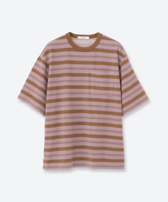Pile Border Pocket Tee PS26―CS11