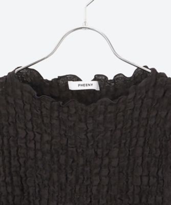 Shrink Lace Frill Top PS26―CS19 | PHEENY