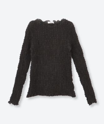 ＜PHEENY (Women)＞Ｓｈｒｉｎｋ　Ｌａｃｅ　Ｆｒｉｌｌ　Ｔｏｐ　ＰＳ２６―ＣＳ１９