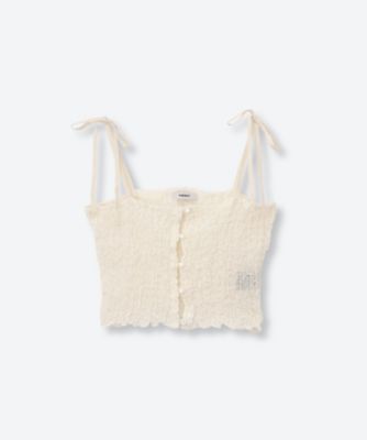 【専用】PHEENY / フィーニー　キャミソール Available Mar 21 Sat at 7 PM］【26 S/S】【PHEENY】Shrink Lace