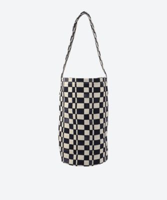 Checkered Bucket Tote Bag PS26―AC03