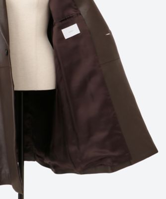 LAMBS LEATHER HALF COAT ST．1385 