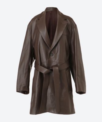 LAMBS LEATHER HALF COAT ST．1385