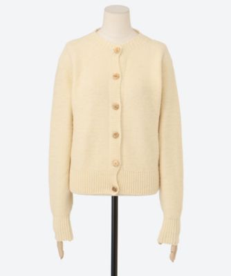 BASERANGE 【25SS】DRIP CARDIGAN ニットカーディガン Cardigan | Basics in Natural and Recycled Fibers | Baserange