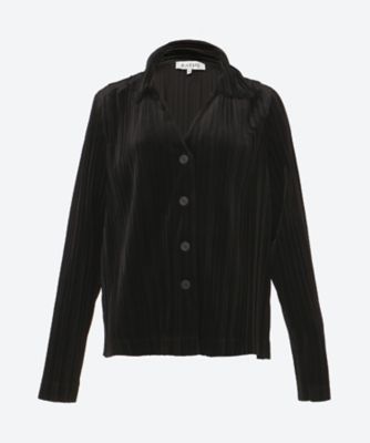 ＜ESTHE（Woman）＞Ｖｅｌｖｅｔ　Ｐｌｅａｔｅｄ　Ｓｈｉｒｔ　２５２－３２０２ａ
