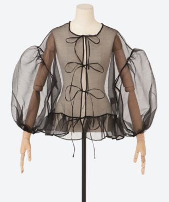 ＜ESTHE（Woman）＞Ｖｏｌｕｍｅ　Ｏｒｇａｎｚａ　Ｂｏｗ　Ｔｏｐ　１５２－３３９２ｂ