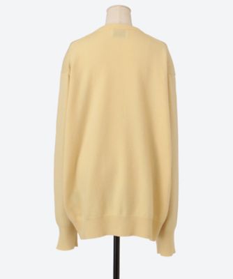 PURE CASHMERE KNIT V NECK LS ST．1474 