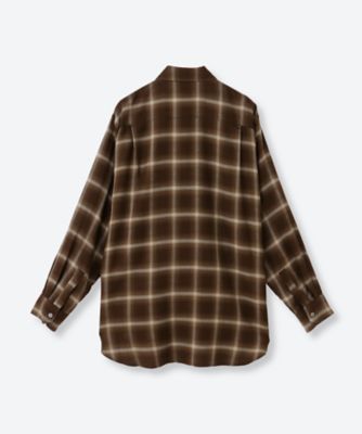 シュタイン　ssstein CHECK OVERSIZED LS SHIRT LY／VIS CHECK OVERSIZED LS SHIRT ST