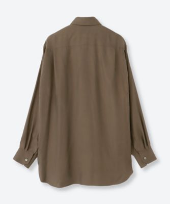 トップス iiy CUPRO TWILL OVERSIZED LS SHIRT ST