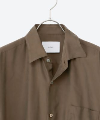 CUPRO TWILL OVERSIZED LS SHIRT ST