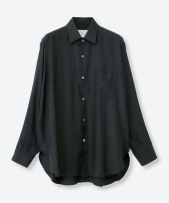 CUPRO TWILL OVERSIZED LS SHIRT ST