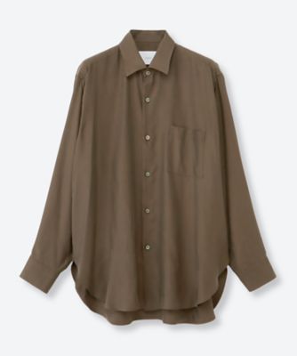 ＜ssstein (Women)＞ＣＵＰＲＯ　ＴＷＩＬＬ　ＯＶＥＲＳＩＺＥＤ　ＬＳ　ＳＨＩＲＴ　ＳＴ．１４５９