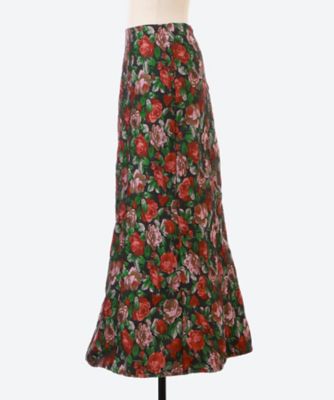 Fantasy Jacquard Midi Skirt