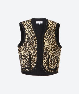 Ward Leopard Vest 33SM00JKM072TAN