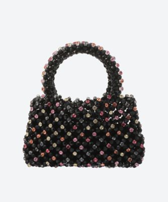 ＜DREAM sister jane (Women)＞Ｅｌｓｅｗｈｅｒｅ　Ｂｅａｄ　Ｂａｇ　３３ＳＫ００ＢＧＤ０４２ＢＬＫ
