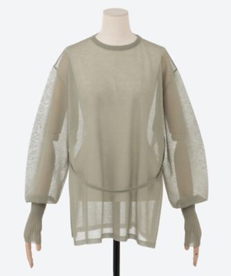 ＜A CCORDION (Women)＞ＳＩＤＥ　ＳＬＩＴ　ＳＨＥＥＲ　ＰＵＬＬＯＶＥＲ　２６ＳＳＡＣ―００４