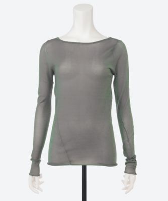 SHEER LAME TANK ＆ PULLOVER SET