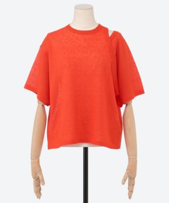 ＜A CCORDION (Women)＞ＳＨＯＵＬＤＥＲ　ＳＬＩＴ　Ｔ　ＳＨＩＲＴＳ　２６ＳＳＡＣ―０１２