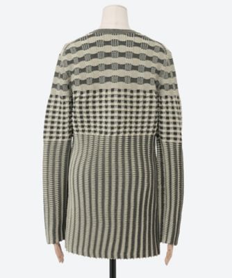 LINKS PATTERN CARDIGAN 26SSAC―013 | A