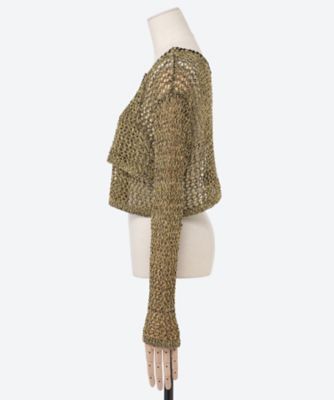 COIL YARN MIX CARDIGAN 26SSAC―019 | A 