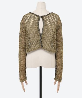 COIL YARN MIX CARDIGAN 26SSAC―019 | A 