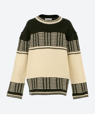 ＜LOW CLASSIC (Women)＞ＪＡＣＱＵＡＲＤ　ＫＮＩＴ　ＳＷＥＡＴＥＲ　ＬＷ２５４ＫＮ１２