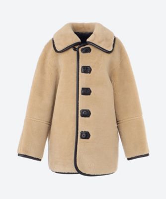 ＜LOW CLASSIC (Women)＞ＲＥＶＥＲＳＩＢＬＥ　ＳＨＥＡＲＬＩＮＧ　ＷＯＯＬ　ＪＡＣＫＥＴ　ＬＷ２５４ＪＰ０７