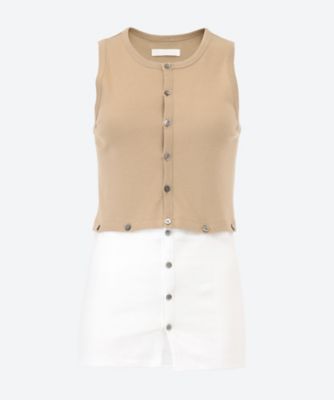 ＜KAYLE (Women)＞ＨＩＧＨ　ＧＡＵＧＥ　ＲＩＢ　ＤＥＴＡＣＨＡＢＬＥ　ＴＡＮＫ　Ｋ―２００８