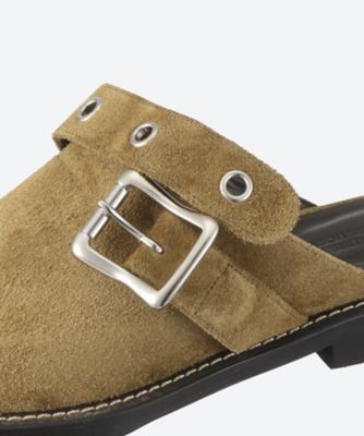 COW SUEDE EYELET MULE 26SSHO―＃331L