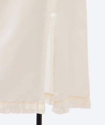 WASHED CUPRO FRILL SLIT SKIRT 26SSK