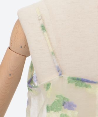 FLOWER JACQUARD CAMISOLE ONEPIECE 