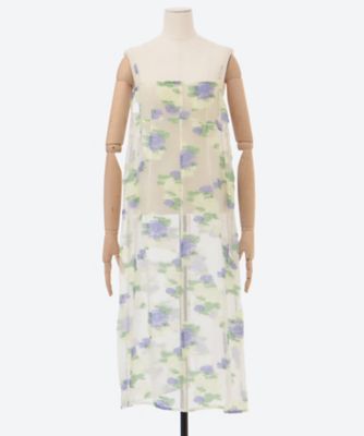 FLOWER JACQUARD CAMISOLE ONEPIECE