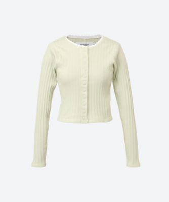 ＜JANE SMITH (Women)＞ＣＯＴＴＯＮ　ＥＹＥＬＥＴ　ＲＩＢ　ＣＡＲＤＩＧＡＮ　２６ＳＣＴ―＃３２８Ｌ